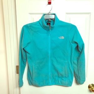 Jacket fleece TNF Girls L 14/16 Tiffany blue teal